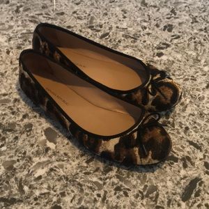 BR animal print flats.